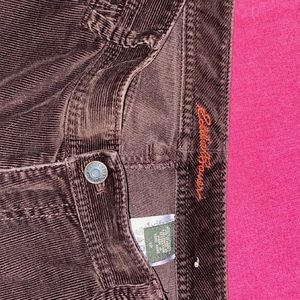 Brown corduroy pants